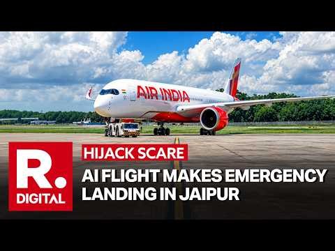 Hijack Alert On Air India Frankfurt-to-Delhi AI2030 Flight: Emergency Landing in Jaipur