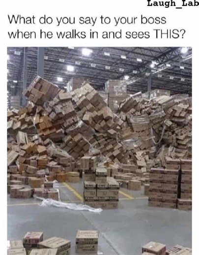 "We have a slight logistical issue" 📦💥