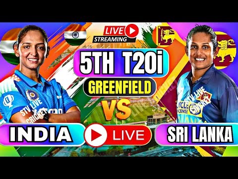 INDIA WOMEN vs SRI LANKA WOMEN 5th t20 | live cricket match today | indw vs slw 5th t20 score