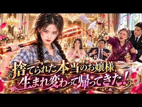 前世、10年ぶりに帰宅した彼女は冷遇され、養女に虐げられ死亡。転生後、復讐を誓って家に乗り込み、財閥の後継者の座を奪う！
