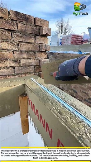 Smart Brick Wall Construction Technique | Professional Masonry Finishing