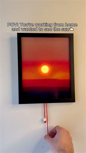 🔔Aesthetic landscape wall lighting - Mountain Sunset Scene LED Wall Lamp ( # 3121 ) ‪@MaviGadgets‬
