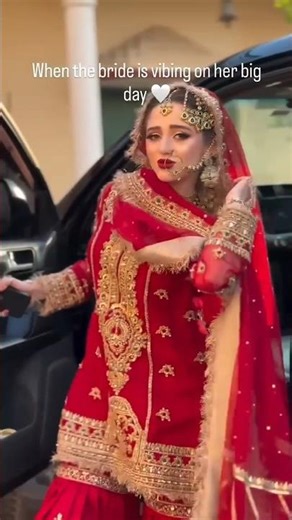 Bride in Full Vibe Mode 🤍✨ Stunning Moments with Fatiya on Her Big Day 😍 #BridalGlow #Shorts