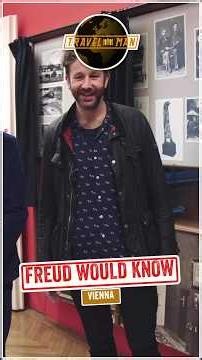 Richard Ayoade & Chris O’Dowd Visit Freud’s Museum
