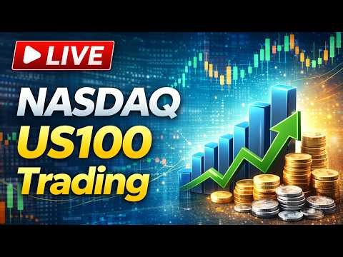 Live NASDAQ (US100) Trading & Technical Analysis - My Trading Strategy