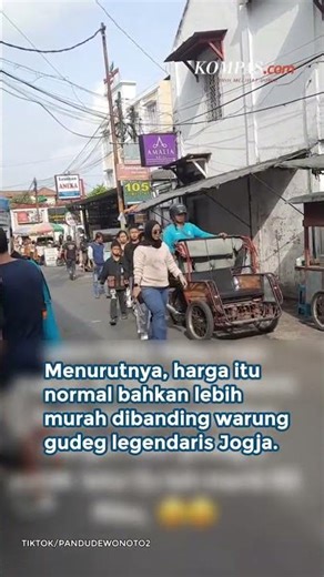 Viral 3 Porsi Gudeg Rp 85.000, UPT PKCB Yogyakarta: Itu Normal