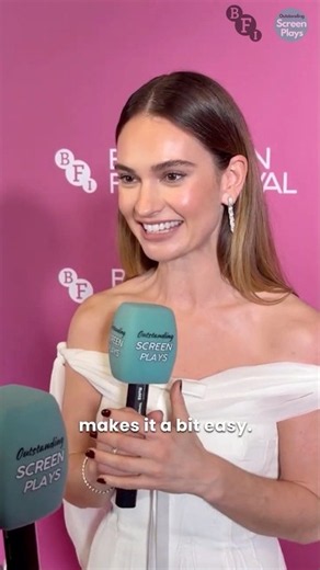 lily james on research for new film