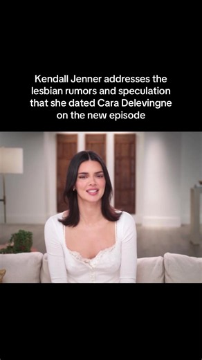 Kendall Jenner Addresses Lesbian Rumors About Cara Delevingne