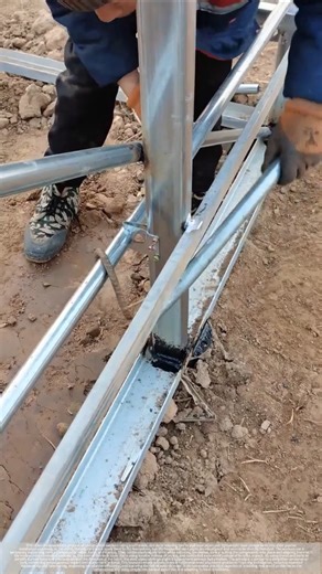 Creative tool used to position steel pipes.