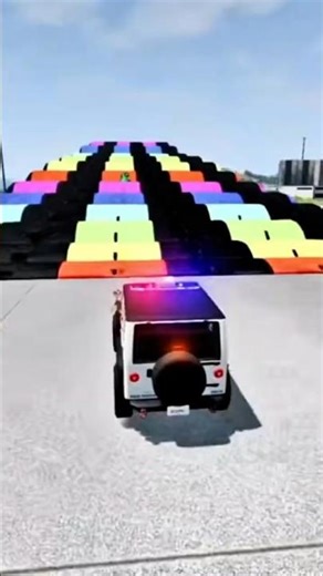 🔴🔥BIG & SMALL CARS Vs 50 Speed Bumps #8 - BeamNGDrive | BMng Jump