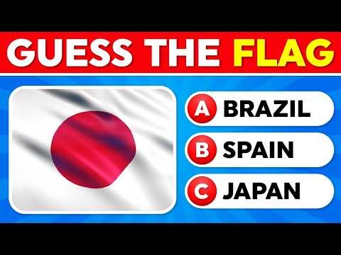 Can You Name All These 60 World Flags Quiz? 🗺️🤔 | Flag Quiz Challenge