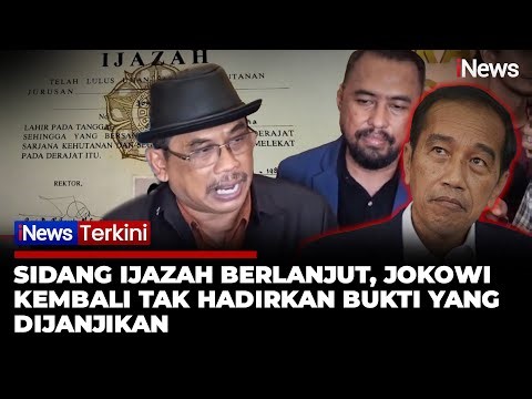 [FULL] Jokowi Kembali Tak Tunjukkan Ijazah di Sidang PN Solo, Penggugat: Dari Awal Memang Tak Ada
