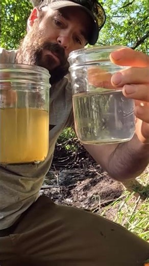 Earth: The ORIGINAL #waterfilter #survivalskills #primitivetechnology