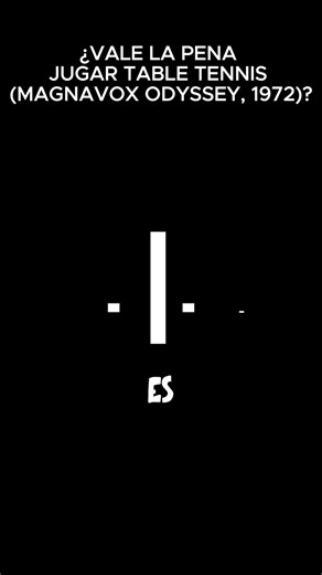 ¿Vale la pena jugar Table Tennis Magnavox Odyssey?