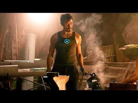 Tony Stark Builds Mark 1 - Cave Forging Scene | Iron Man (2008) 4K Movie Clip