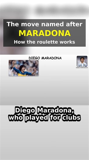 FM on X: "Drag it back with the sole, spin, and roll it away with the other foot. This is how Maradona's signature move works 🌀 #maradona #skills #football #soccer #argentina #futbol" / X