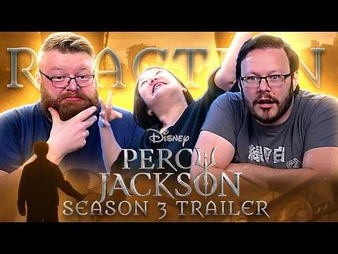 Percy Jackson & the Olympians Season 3 | Official Trailer REACTION!!