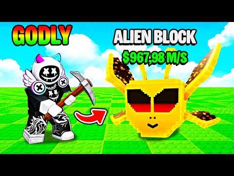 Unlocking *NEW* ALIEN SECRET In Be a Lucky Block ADMIN ABUSE!