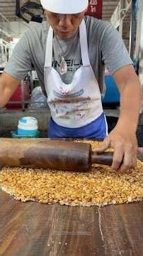 Easy Way To Make Peanut Brittle in Thailand