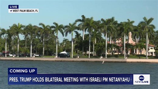 WATCH LIVE: President Trump holds a bilateral meeting with Israeli PM Netanyahu at Mar-a-Lago. https://abcnews.link/gSQd5XU | ABC News