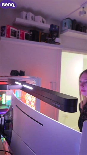 BenQ ScreenBar Max 💡 | Ultimate Desk Setup Upgrade! #Shorts