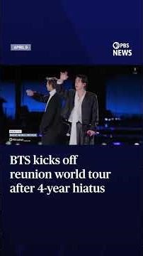 BTS kicks off reunion world tour after 4-year hiatus