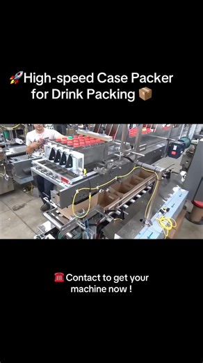 Boost Packaging Efficiency with High-Speed Case Packer