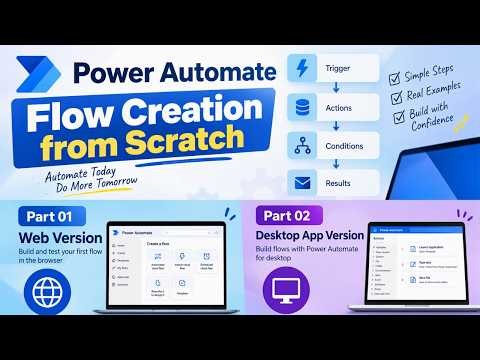 🚀 Power Automate Flow Creation from Scratch | Beginner Tutorial