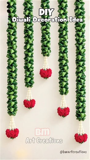 DIY Diwali Decoration Idea at home #shorts #diwalidecoration #decoration #diwali #handmade #trending