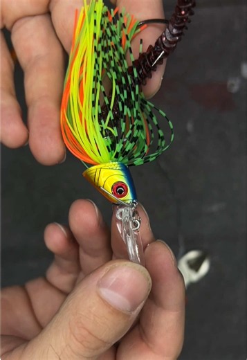 Fishing tips! Built a custom hybrid pike lure for fall fishing! More action to trigger aggressive strikes! #PikeFishing #FishingTips #HybridLure #FishingTok #PredatorFishing