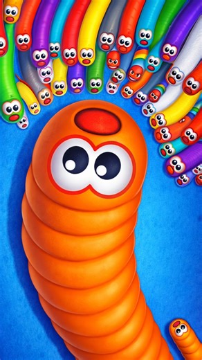 Biggest Worm Wins Everything! 🏆 Worms Zone.io #saampwalagame #wormszone #slitherio #shorts #short