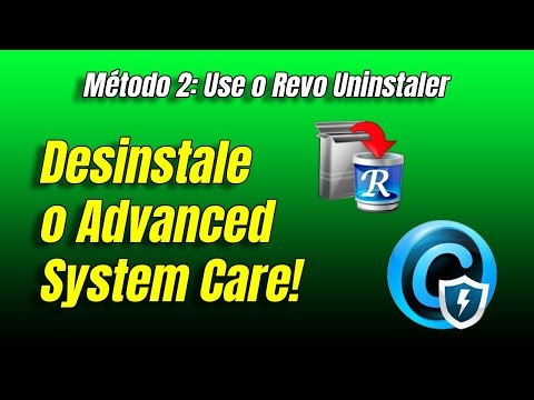 Desinstalando o Advanced System Care com o Revo uninstaller.