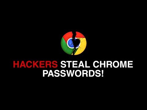 HOW HACKERS STEAL CHROME PASSWORDS! ETHICAL HACKING VIDEO!