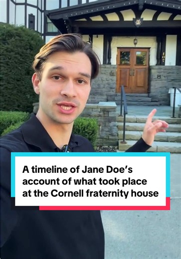Text messages and documents from a civil lawsuit, as well as Cornell's Title IX investigation, have created a timeline of the night a then-20-year-old Cornell student known as Jane Doe says she was raped by multiple men at a fraternity house in October 2024. @jared_ochacher reports on what we have learned from the victim's statement to campus police about the incident. CBS News has reached out to all the accused men, and has heard back from lawyers for two named in the suit who deny allegations.
