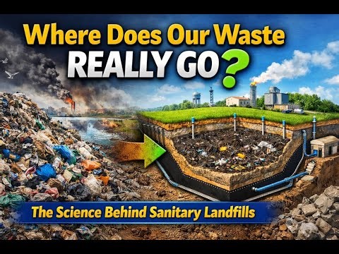 Where Does Our Waste Really Go? The Science Behind Sanitary Landfills #sanitarylandfill