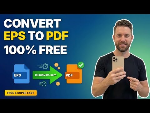Quick Guide: Convert EPS to PDF Online Without Software