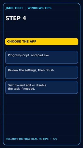 How to Automatically Open an App in Windows 11 | Task Scheduler #Shorts
