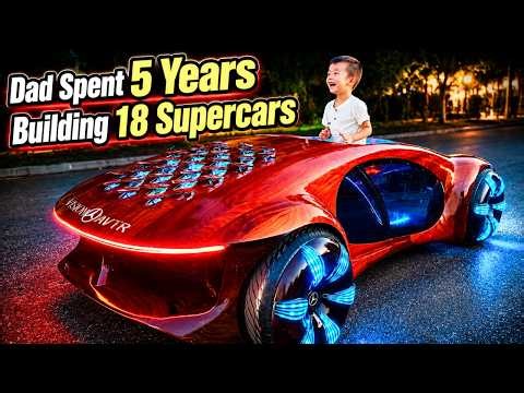 I Built 18 Wooden Supercars For My Son - The Full 5-Year Story