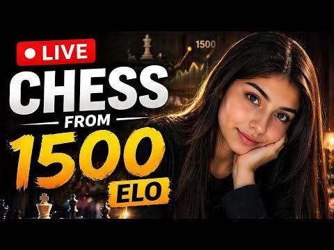 LIVE Chess 🔴 Road to 1500 ELO | Climbing Rating Fast | Chess Live Stream!