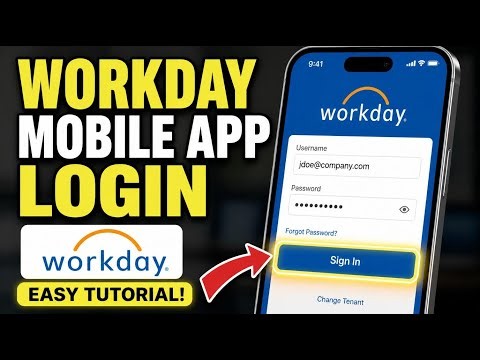 How to login to Workday mobile app - Easy Tutorial