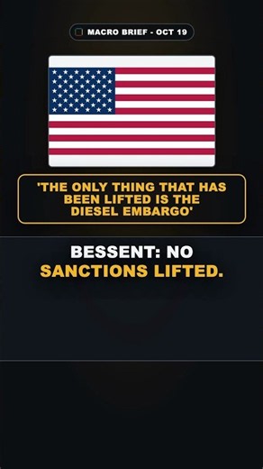 Today's Top 5 Macro Stories in 60 Seconds: Bessent 'No Sanctions Lifted', China GDP Beats, Oil Dips