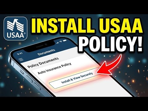 How to install USAA policy documents with USAA Secure - Full Guide
