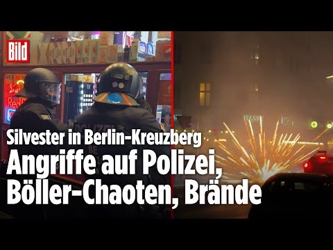 SILVESTER-CHAOS IN BERLIN: Raketen-Rambos beschießen sich – Reporter unterwegs in Kreuzberg/Neukölln