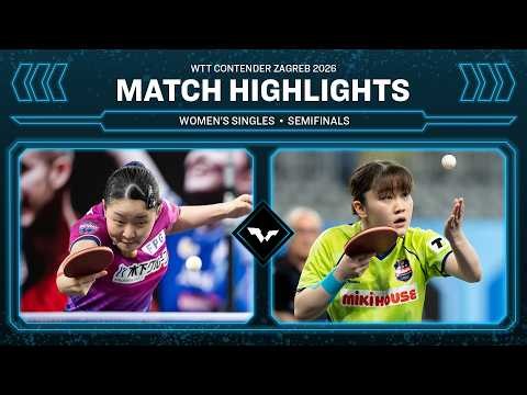 Miwa Harimoto vs Satsuki Odo | WS SF | #WTTZagreb 2026