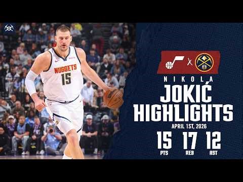 Nikola Jokić Triple-Double | Game Highlights DEN vs. UTA