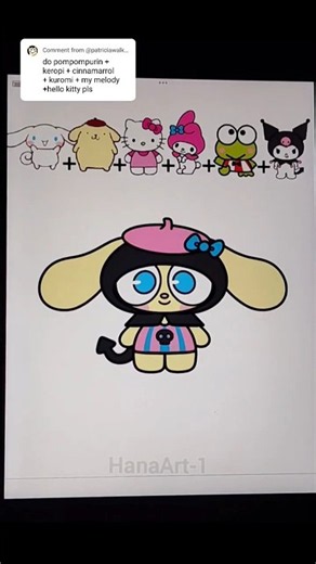 Pompompurin + Cinnamoroll + Kuromi + Hello kitty + My melody + Keroppi 💛 what's next?