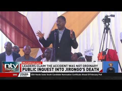 Leaders at the burial of former Lugari MP Cyrus Jirongo call for a public inquest into his death