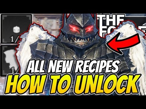 How TO Unlock ALL *NEW* Armor Recipes In The Forge NEW Update!