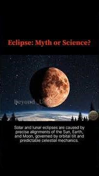 Eclipse: Myth vs Science Explained | Rahu Ketu vs Reality 🌑