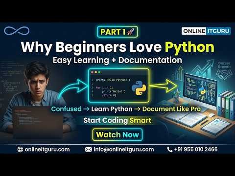 Why Beginners Love Python: The Real Reasons | Documentation | Certification Prep 2026 | OnlineITGuru
